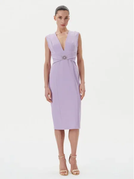Rinascimento Rochie cocktail violet