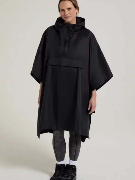 Pakka wodoodporne ponczo Black czarne