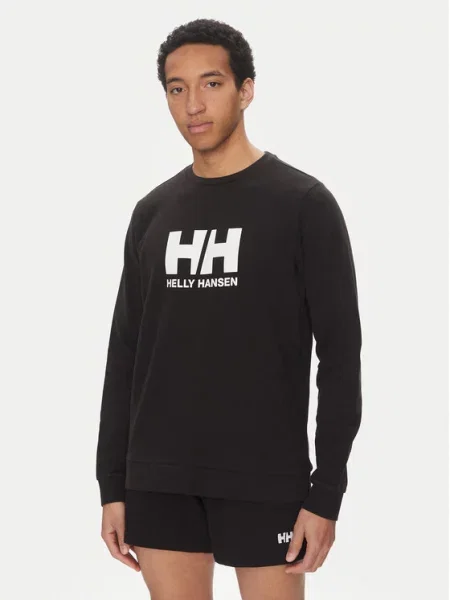 Helly Hansen Bluza Logo Crew czarny