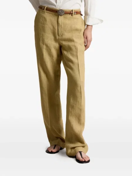 Ριγέ δερμάτινος κάλτσες Polo Ralph Lauren με κορδόνι μαύρο