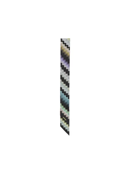 Lniana chusta Missoni z nadrukiem