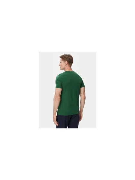 Tommy Hilfiger Marškinėliai Logo Tamsiai Slim Fit žalia