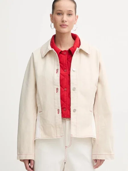 Stine Goya geacă jeans de tranziție bej