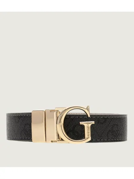 Guess Curea cu două fețe Lindsey negru