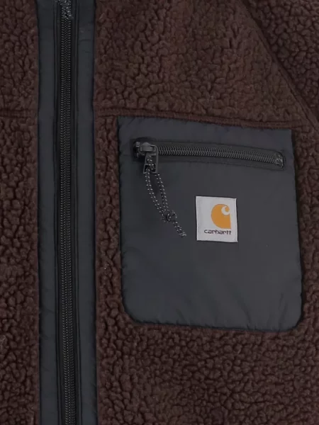 Vestă Carhartt Wip cu autograf maro