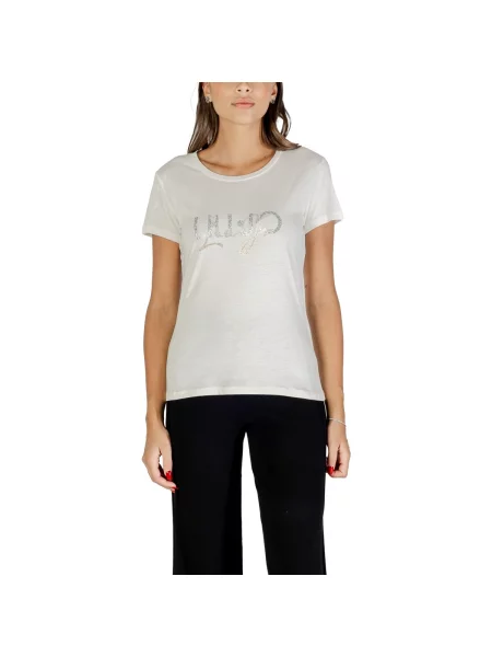 Tričko Liu Jo s krátkými rukávy černé