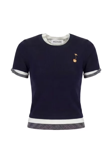 Tricou Monse albastru