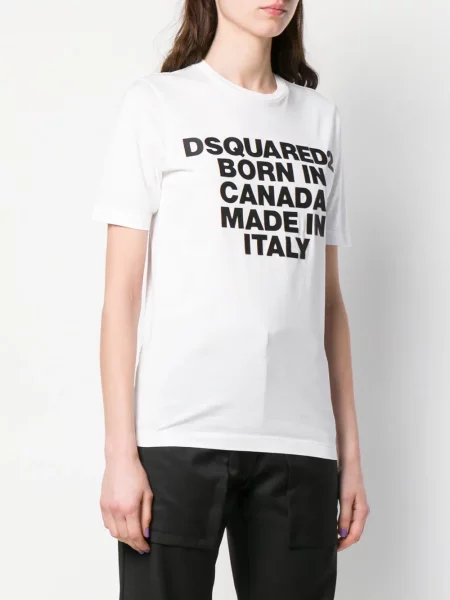 Тениска Dsquared2 бяло