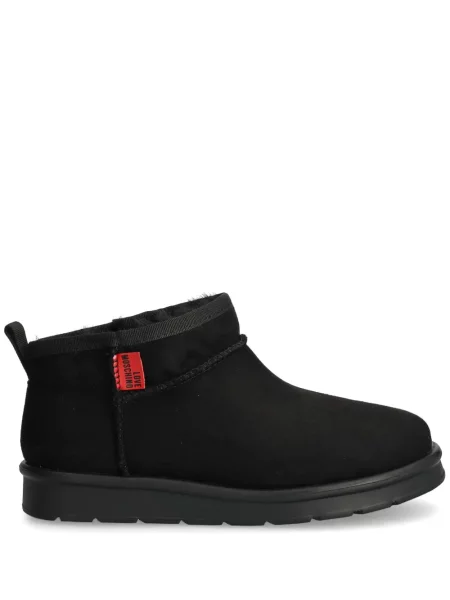 Botine Love Moschino cu autograf negru