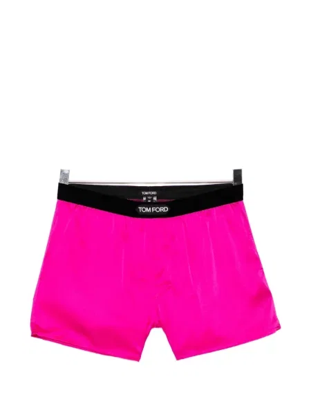 Pantaloni scurți Tom Ford cu autograf roz