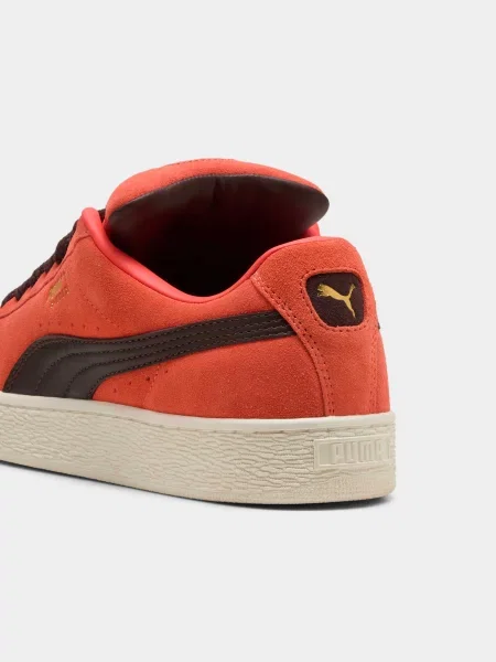 Замшевые кеды Puma красные