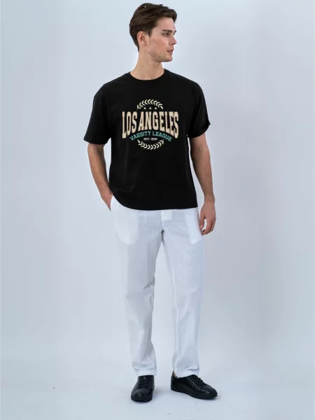 TEESHOPPEN Cămașă T-shirts negru