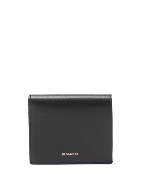 Portofel Jil Sander cu autograf negru
