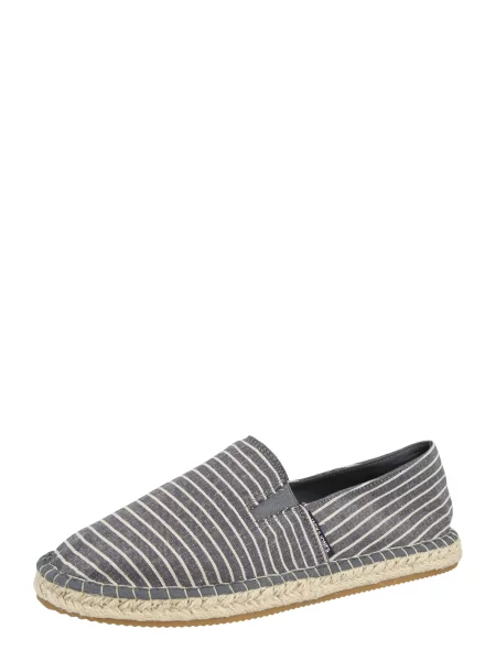 JACK & JONES Espadrilės JFWREGENT nebalintos drobės / tamsiai mėlyna