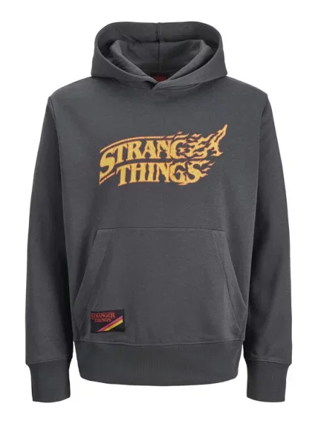 Jack & Jones Світшот Stranger Things сірий