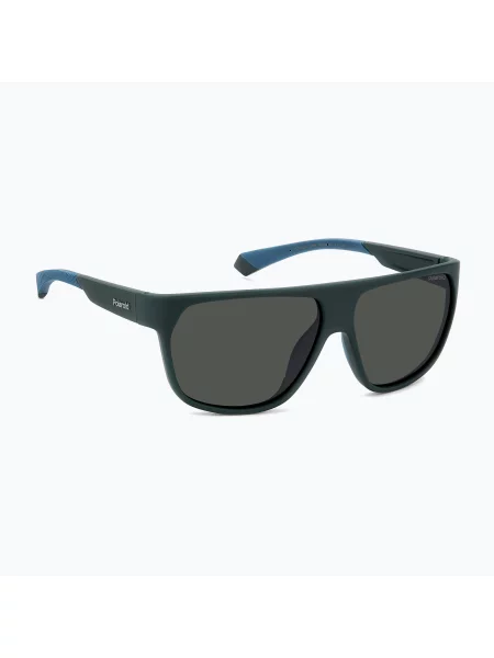 Мъжки слънчеви очила Polaroid PLD matte green/grey polarized сиво