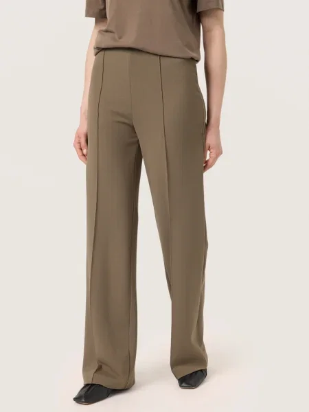 SOAKED IN LUXURY Pantaloni Bea' maro