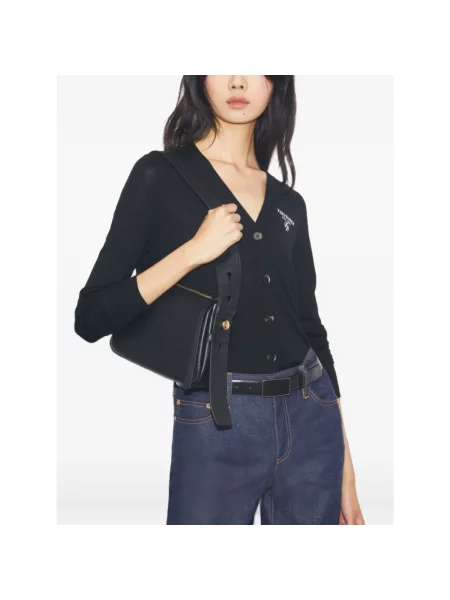 Torebka Tory Burch skórzana czarna