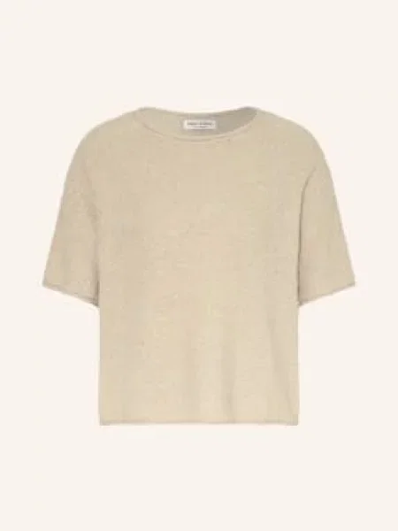 Marc O'polo Koszulka Z Dzianiny beige beżowa