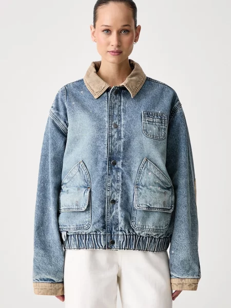 Vans kurtka jeansowa ZA niebieska