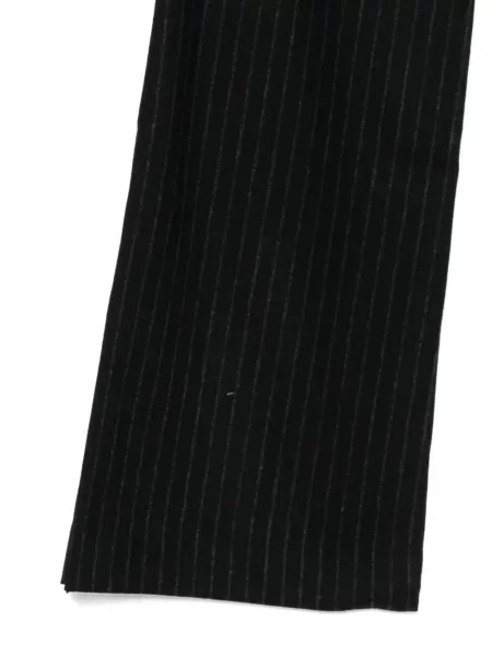 Pantaloni Tonywack cu dungi negru