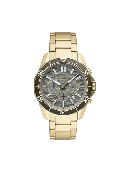 Armani Exchange zegarek złoty żółty