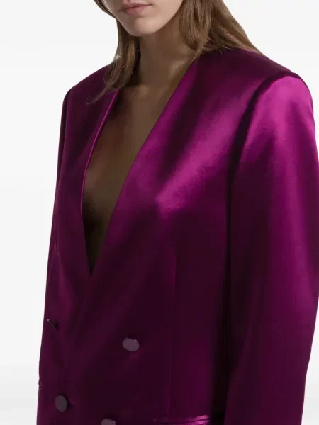 Geacă Alberta Ferretti violet