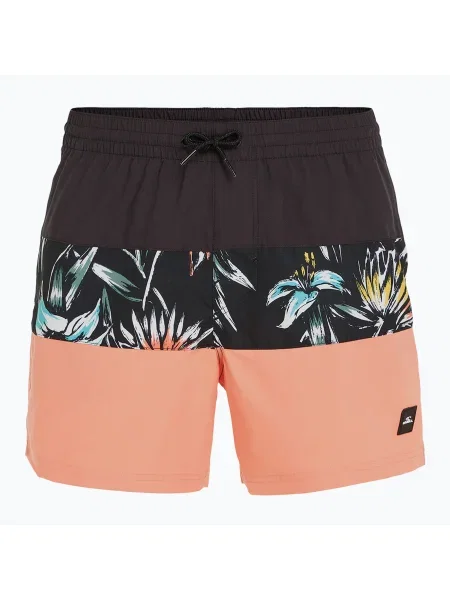Pantaloni scurți de baie pentru bărbați O'Neill Mix & Match Cali Block tropicana negru