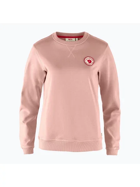 Pulover bărbați Fjällräven Logo Badge Sweater chalk rose roz