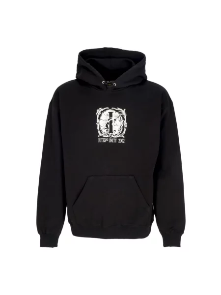 Bluza z kapturem Iuter z kapturem z nadrukiem czarna