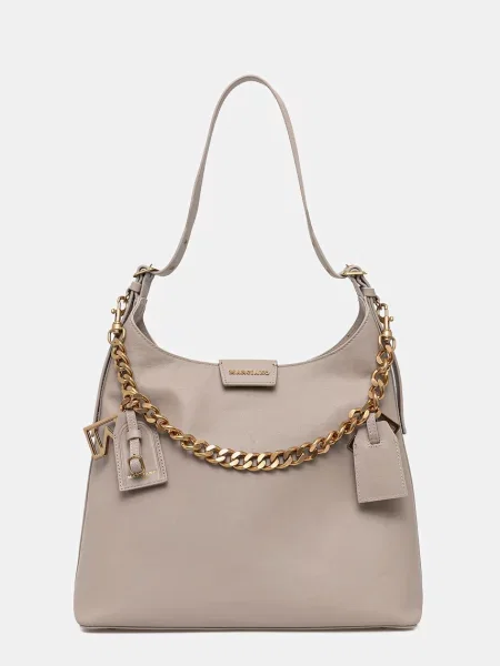 Marciano Guess torebka skórzana beżowy