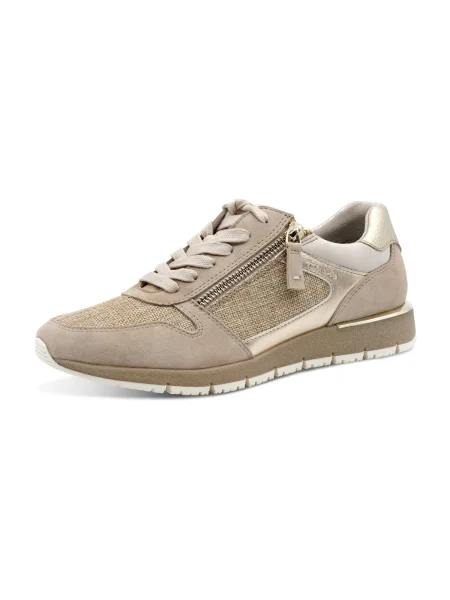 Sneakerși Tamaris bej
