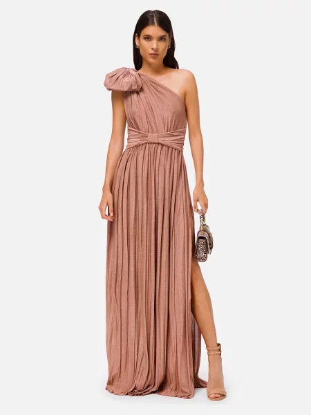 Сукня Elisabetta Franchi бежева