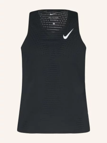 Běžecké tričko Nike AeroSwift Dri-Fit ADV black/summit white bílé