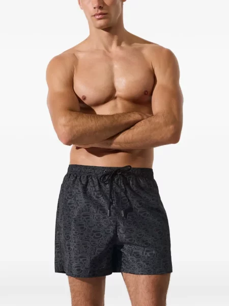 Slip de baie Karl Lagerfeld negru