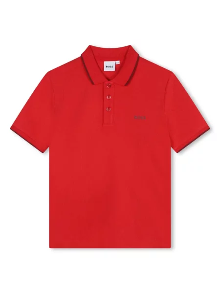 Koszulka polo dziecięca Bosswear czerwona