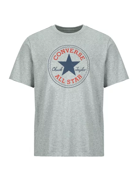 Majica Converse s kratkimi rokavi z avtogramom siva