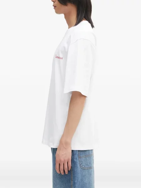 Tricou Fiorucci scurt alb
