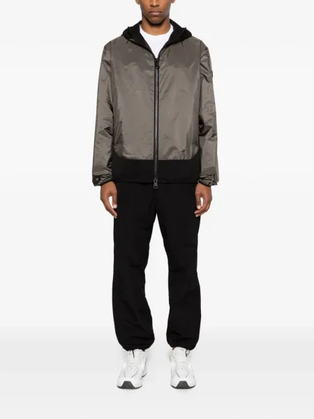 Geacă Moncler cu glugă verde