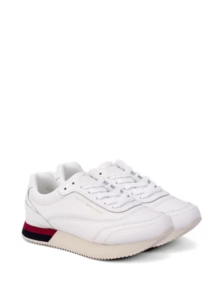 Sneakerși Tommy Hilfiger din piele alb