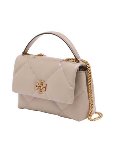 Torebka Tory Burch skórzana szara