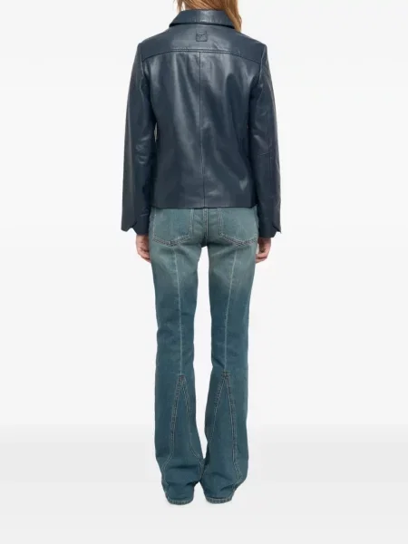 Geanta de piele Zadig&voltaire albastru