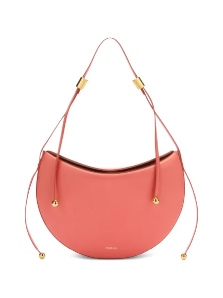 Geanta de piele Furla din piele roz