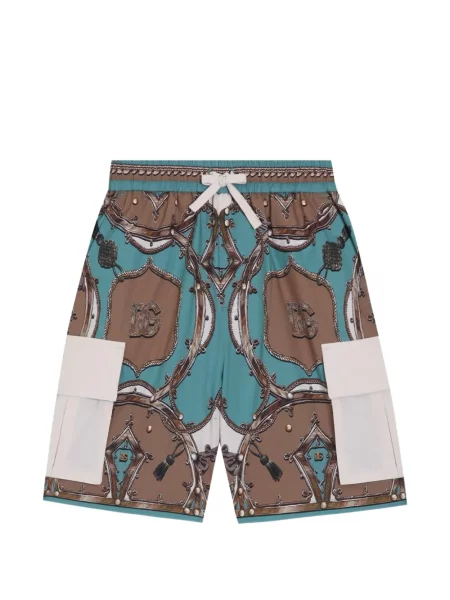 Bermudy dziecięce Dolce And Gabbana niebieskie