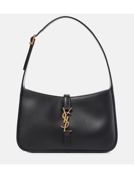Geanta hobo Saint Laurent din piele negru
