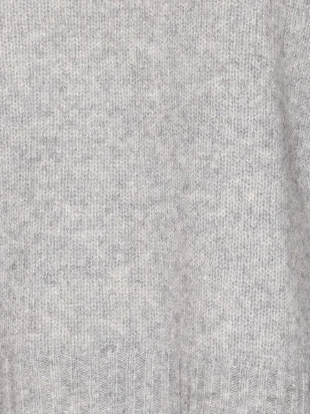 Кашмирен пуловер Lisa Yang с кръгло деколте сиво