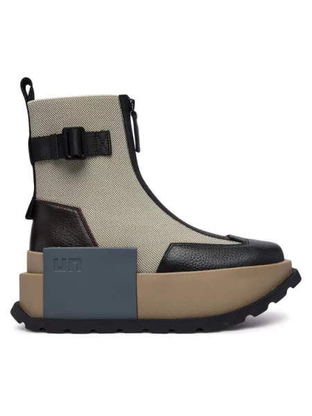 United Nude Bokacsizma Roko Bootie III Sötétbarna bézs