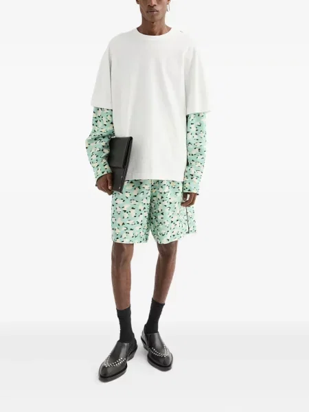 Tricou Jil Sander cu decolteu rotund alb
