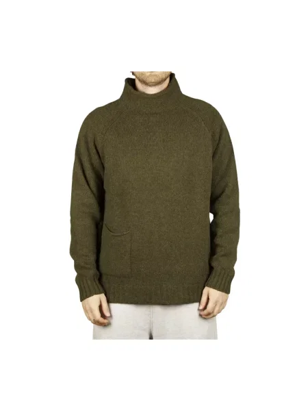 Sweter Roberto Collina zielony