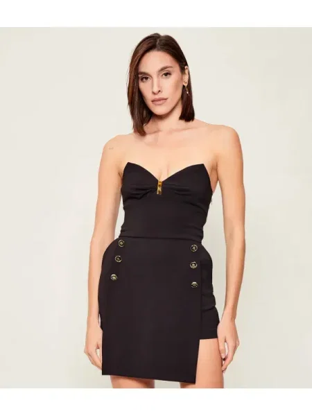 Elisabetta Franchi rochie mini mulata negru